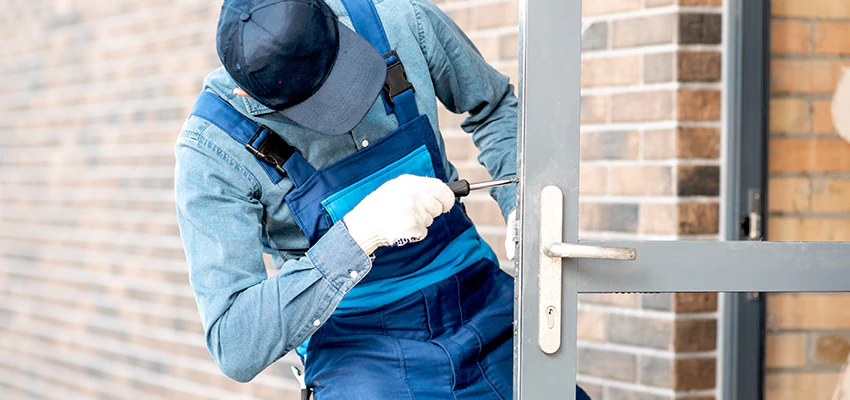 Pivot Storefront Door Locks Installation in Sanger, California