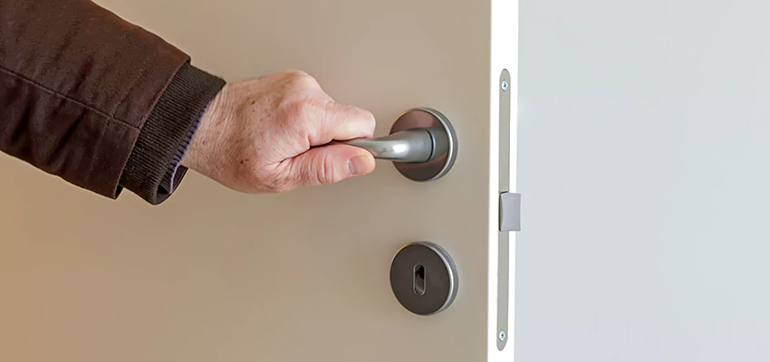 Restroom Locks Privacy Bolt Installation in Sanger, California